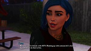 18-Year-Old Alt Girl Fat Curvy Big Tits Squirts on Huge Monster Cock in Femdom 3D Hentai Game Being a Dik