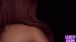 stepmom's back that speaks and eyes that burn with big tits desire