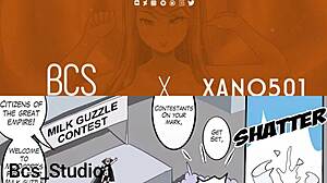 shino vs giant cow scientist boobs expand riding huge