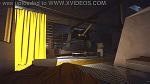 FAITH'S MIRROR HANDJOB Explodes MONSTER COCK FACIAL Cumshot!