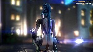 widowmaker's juicy ass bounces wildly in sfm pmv
