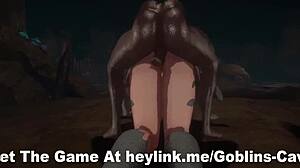 milf trapped by goblins endures doggy hole pounding gangbang