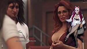 brunette lifts skirt naked outdoors college public stockings big tits upskirt