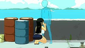 summer vacation gameplay big tits curvy girls creampie blowjobs moaning