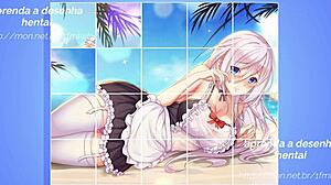 hentai girl plays intense waifu selection game