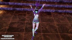 akali kda hands up sexy kpop dance mmd hentai