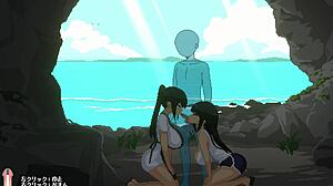 summer vacation gameplay big tits curvy girls creampie blowjobs moaning