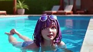 Towa's sun-drenched naughty beach curves crave your gaze today