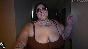 i finally got that massive cock delivery from the ups clown to my ssbbw crystal blue self