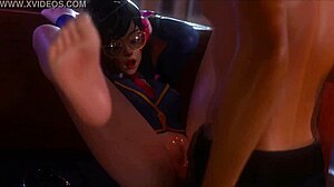 Isn't D.Va from Overwatch just a slutty Asian teen begging to get fucked hard?