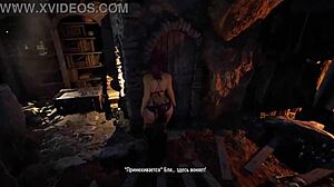 i love how laras tight ass takes that huge statue cock so deep and happy