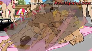 hot gay anime comic studs unleash wild beach orgy passion.