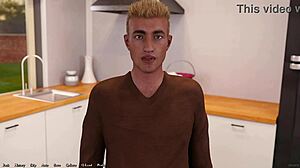 slutty redhead humiliates small dick boyfriend after accidental pregnancy in being a dik game