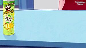 rumi fucks jin with glove vagina in demon hentai?