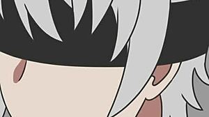 Nier Automata hentai with monster cocks pounding tight pussies in animated fuck scene