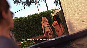 in my bimbo dream 38 latina milf flashes her big ass