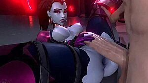 Banging Overwatch Babes in Assfucking Group Missionary POV Blender Action