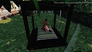 indian desi boy pounds white girl's tight pussy till she squirts on farm