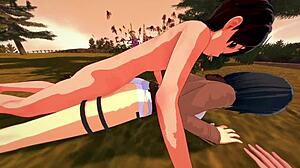 hey annie and mikasa ready for foursome anal creampie swingers action?