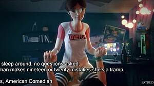 Overwatch pmv 1 explodes with d.va sombra mercy action