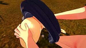 mejiro ryan takes rough outdoor doggystyle anal creampie uma musume