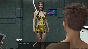 Married ebony milf in space... ready for her first forbidden step?