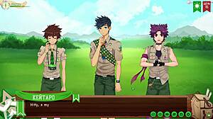 hey taiga, lost in the forest with you during game friends camp path 2 part 7? russian voiceover heats up