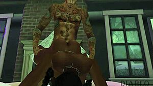 BIG TITS BOUNCING IN INTENSE 3D FUCK ACTION