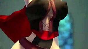 Ruby shakes her fat ass and huge boobs in sexy dance