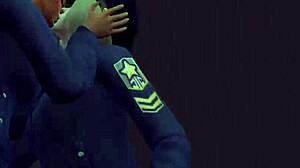 hey, ever wonder what happens when lesbian cops finger and lick big tits in the office?