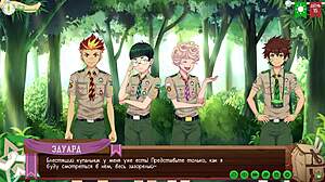 hey taiga, lost in the forest with you during game friends camp path 2 part 7? russian voiceover heats up