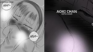 Fuck yes, this cute anime girl's asmr masturbation moans are insane!