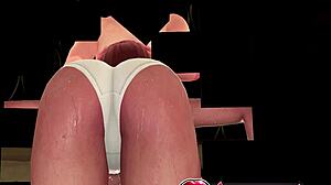 Obata Karen's No-Hands Sitting Blowjob Moans Wet Handjob Gloryhole Swallow Rule34 Hentai