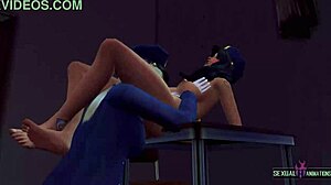 hey, ever wonder what happens when lesbian cops finger and lick big tits in the office?