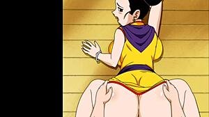 Chi Chi Endures Intense Dragon Ball Doggystyle Pounding