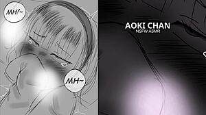 Fuck yes, this cute anime girl's asmr masturbation moans are insane!