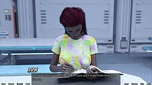 Married ebony milf in space... ready for her first forbidden step?