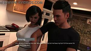 Horny stepson returns home to midnight paradise bliss