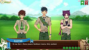 hey taiga, lost in the forest with you during game friends camp path 2 part 7? russian voiceover heats up