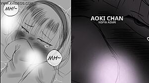 Fuck yes, this cute anime girl's asmr masturbation moans are insane!