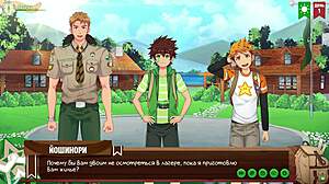 game friends camp ep 1 welcome to camp feels wild with russian voice acting going on