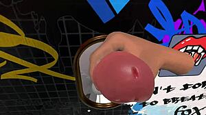 serving hard cocks with glory hole sucking?