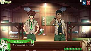game friends camp path 2 ep48 kiran intro to friends yaoi hentai russian voiceover