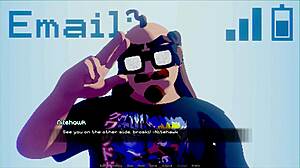 hey in hentai game ep 3 she kisses a cock first time during casting and he cums too soon