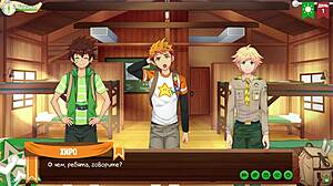 game friends camp ep 1 welcome to camp feels wild with russian voice acting going on