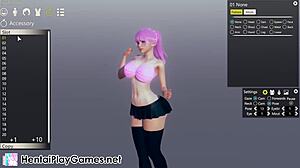 kimochi ai shoujo's new character hides some perfect body secrets in 3d hentai game