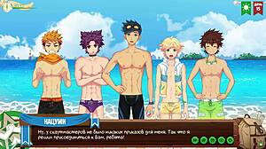 game friends camp ep11 namumi teaches swimming turns yaoi hentai 3d anime