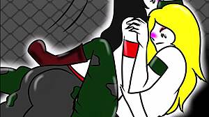 those wild catfight babes wrestle into sweaty sexfights