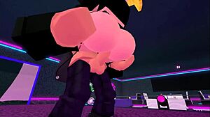 thick roblox babe big ass tits fucked anal hard dancing club midnight frenzy