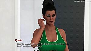 Cock Hungry Stepmom Catches StepSon Stroking Huge Cock Offers Intense Milf Help